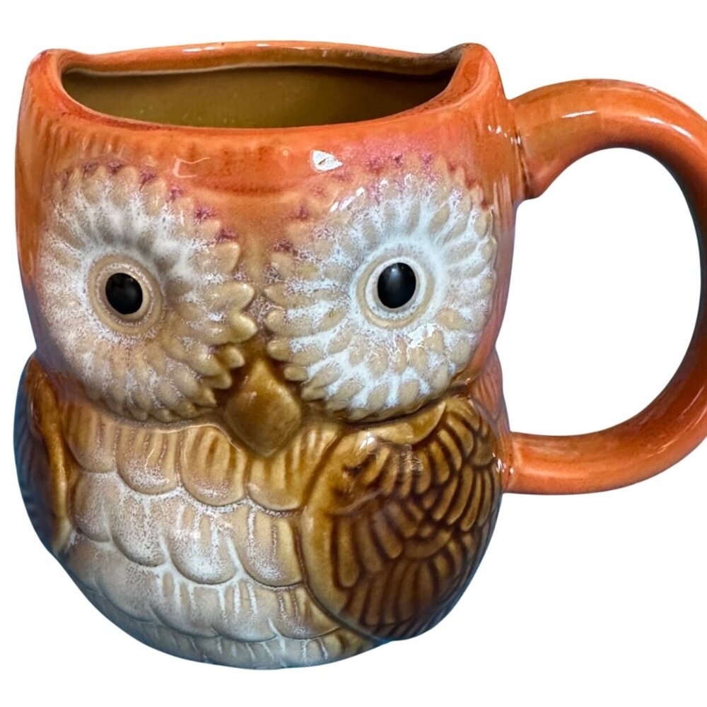 VINTAGE CVS Pharmacy, Inc. Owl Theme Ceramic 16 oz. Coffee Tea Mug 4.25" Tall